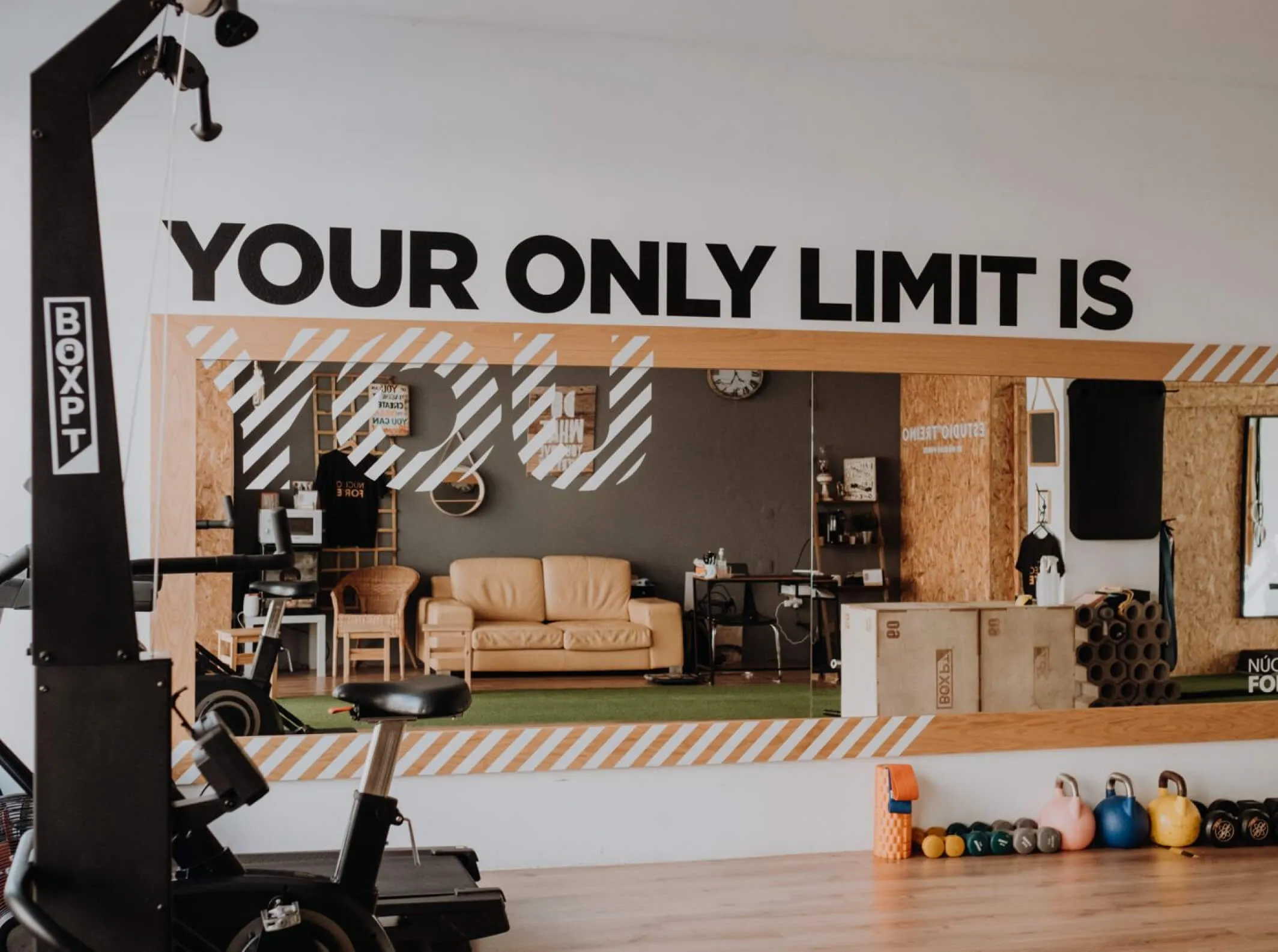 Espaço estúdio de treino